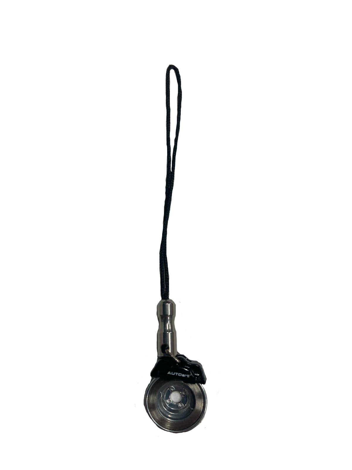 41573 BRAKE DISC MOBILE PHONE PENDANT (BLACK CALIPER)