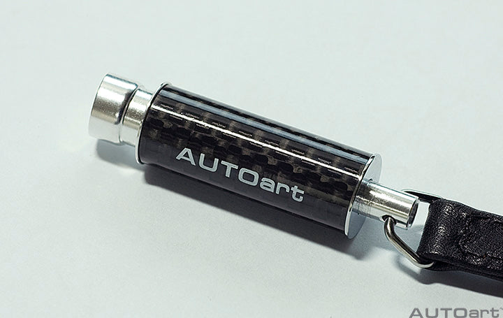 40839 CARBON FIBRE EXHAUST FLASHLIGHT KEYCHAIN