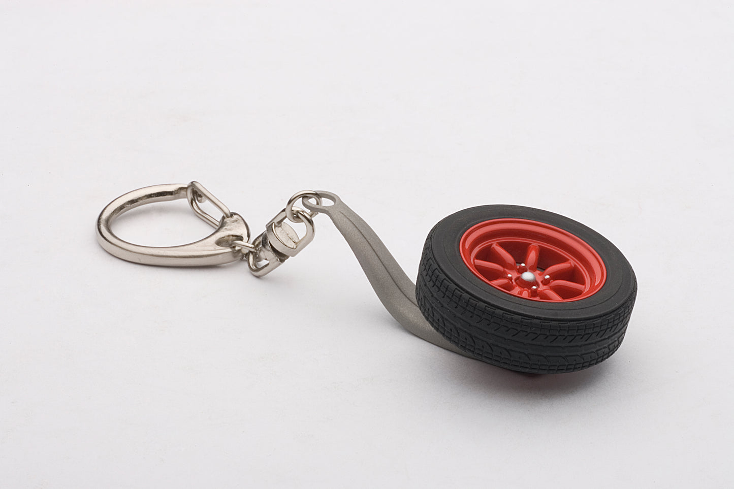 41569 1/18 8-SPOKES WHEEL KEYCHAIN (RED)