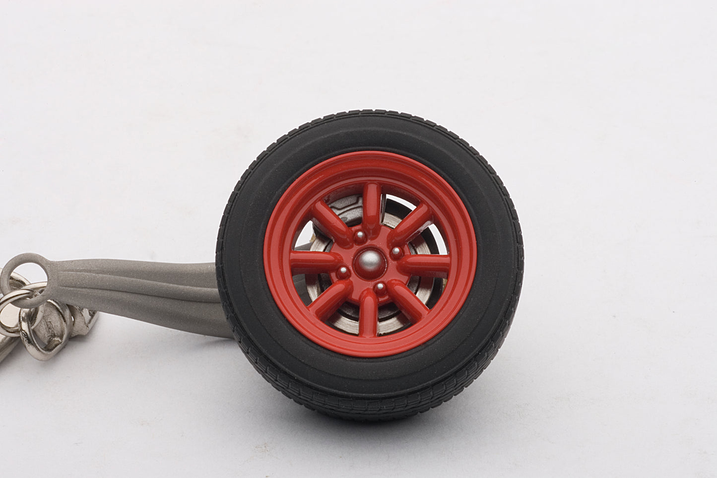 41569 1/18 8-SPOKES WHEEL KEYCHAIN (RED)