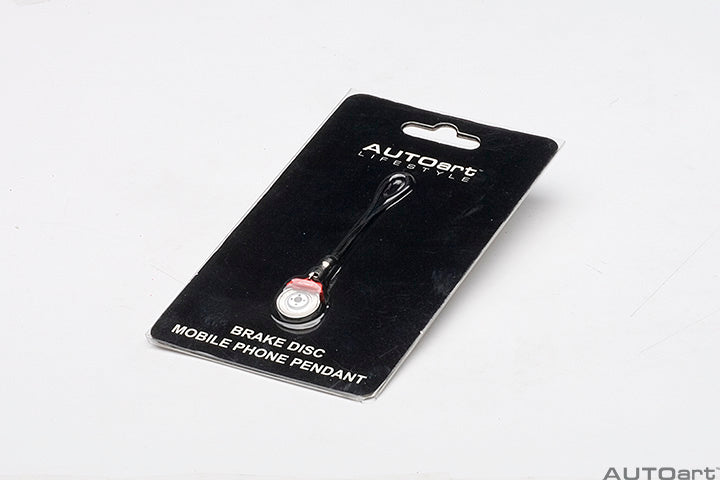 41571 BRAKE DISC MOBILE PHONE PENDANT (RED CALIPER)
