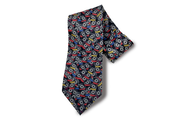 45591 SILK TIE (BRAKE DISC PATTERN)