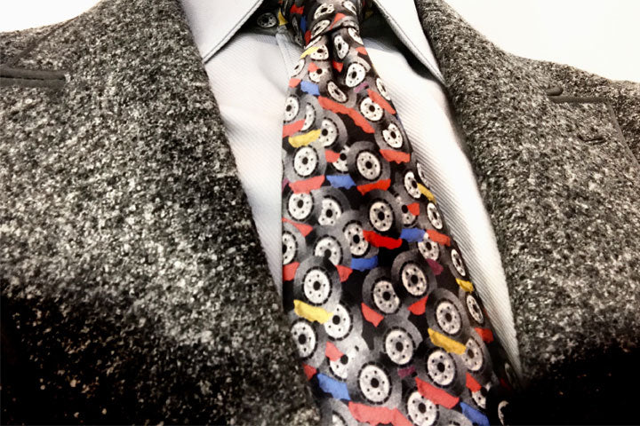 45591 SILK TIE (BRAKE DISC PATTERN)