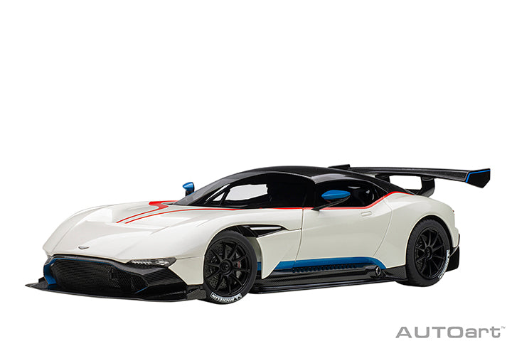 70261 ASTON MARTIN VULCAN (STRATUS WHITE W/ BLUE & RED STRIPES)