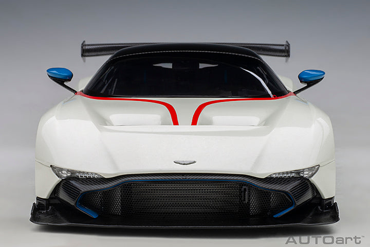 70261 ASTON MARTIN VULCAN (STRATUS WHITE W/ BLUE & RED STRIPES)