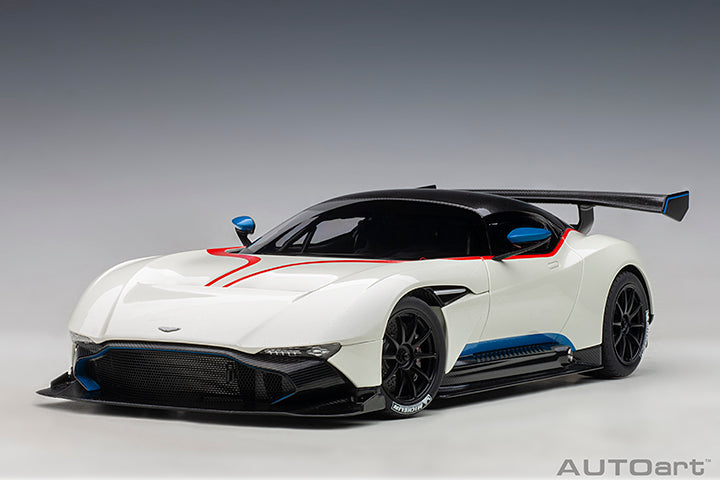 70261 ASTON MARTIN VULCAN (STRATUS WHITE W/ BLUE & RED STRIPES)
