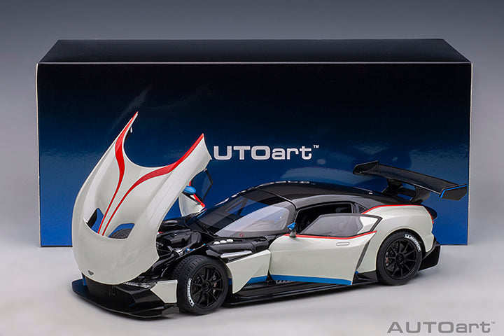 70261 ASTON MARTIN VULCAN (STRATUS WHITE W/ BLUE & RED STRIPES)