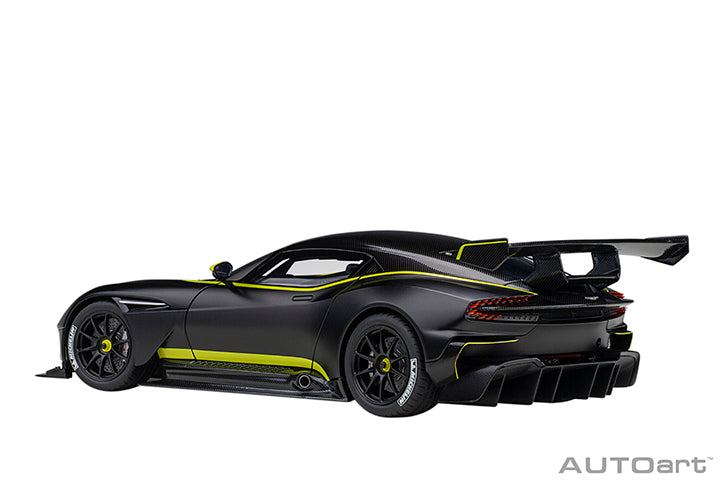 70262 ASTON MARTIN VULCAN (MATT BLACK W/ LIME GREEN STRIPES)