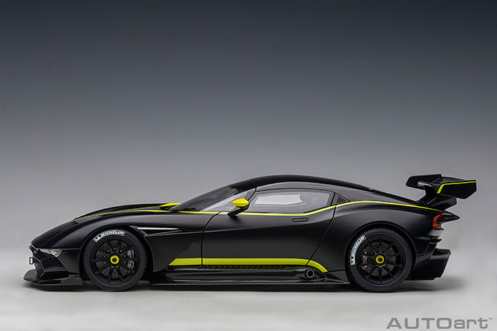 70262 ASTON MARTIN VULCAN (MATT BLACK W/ LIME GREEN STRIPES)