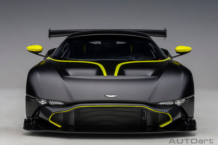 70262 ASTON MARTIN VULCAN (MATT BLACK W/ LIME GREEN STRIPES)