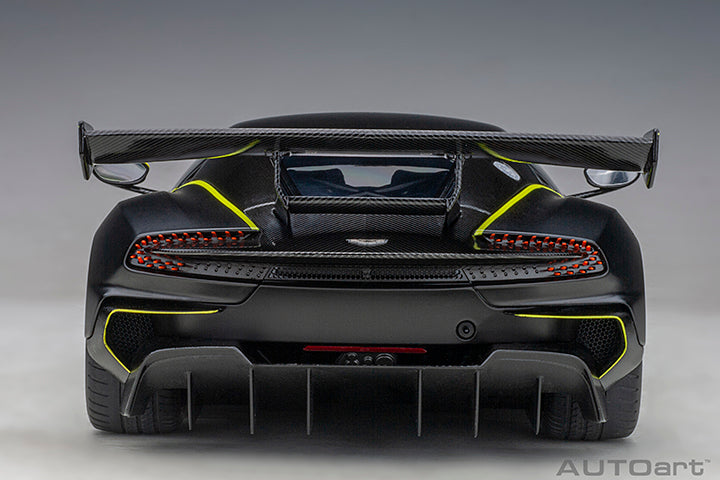 70262 ASTON MARTIN VULCAN (MATT BLACK W/ LIME GREEN STRIPES)