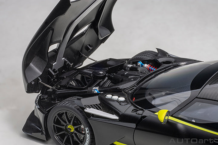 70262 ASTON MARTIN VULCAN (MATT BLACK W/ LIME GREEN STRIPES)