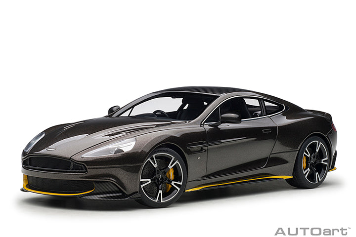 70273 ASTON MARTIN VANQUISH S 2017 (KOPI BRONZE/SPEED YELLOW LIVERY)