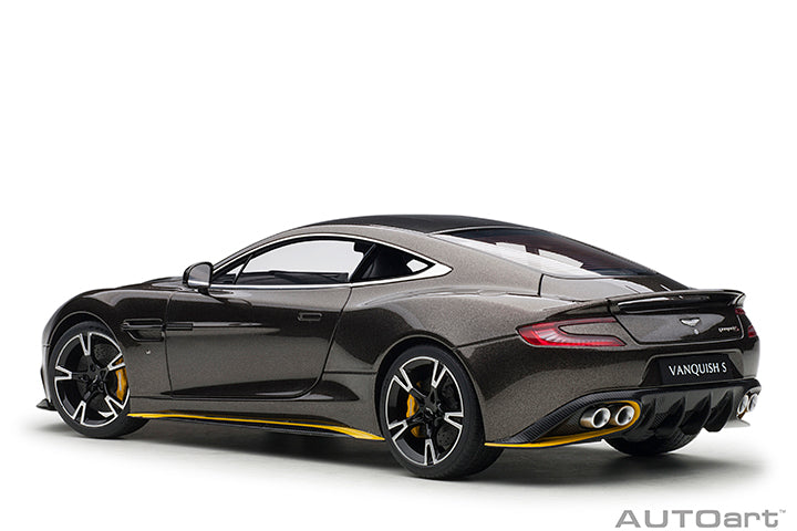 70273 ASTON MARTIN VANQUISH S 2017 (KOPI BRONZE/SPEED YELLOW LIVERY)