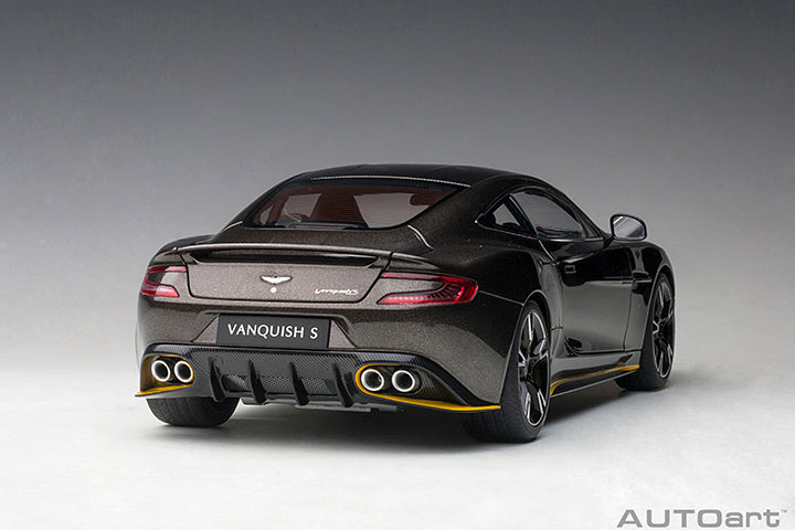 70273 ASTON MARTIN VANQUISH S 2017 (KOPI BRONZE/SPEED YELLOW LIVERY)