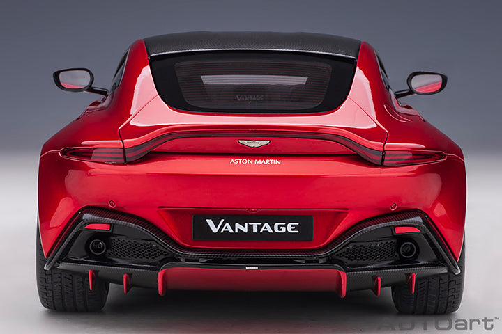 70277 ASTON MARTIN VANTAGE 2019 (HYPER RED/CARBON BLACK ROOF)