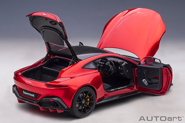 70277 ASTON MARTIN VANTAGE 2019 (HYPER RED/CARBON BLACK ROOF)