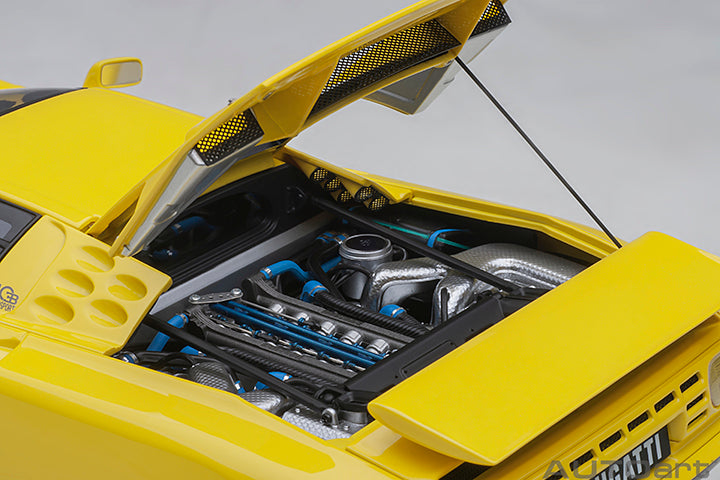 70918 BUGATTI EB110 SS (GIALLO BUGATTI/YELLOW)