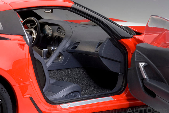 71274 CHEVROLET CORVETTE GRAND SPORT (RED/WHITE STRIPES/BLACK FENDER HASH MARKS)