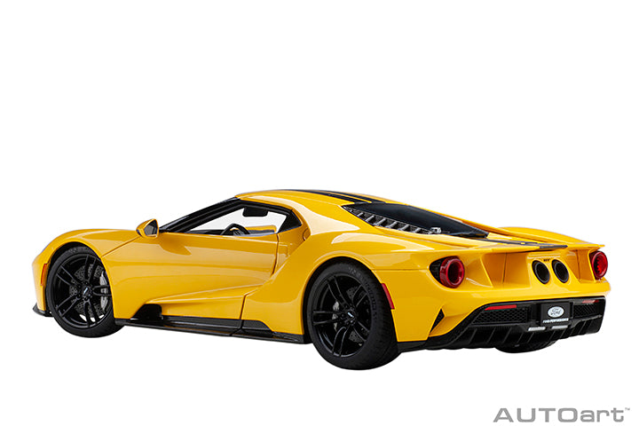 72944 FORD GT 2017 (TRIPLE YELLOW/BLACK STRIPES)