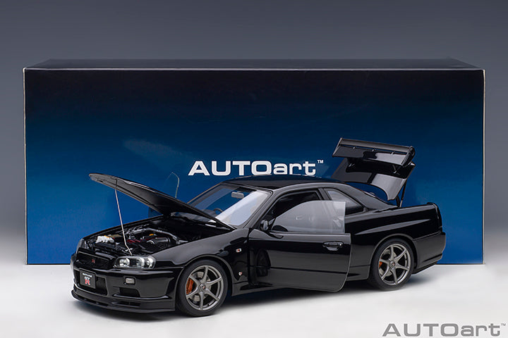77407 NISSAN SKYLINE GT-R (R34) V-SPEC II (BLACK PEARL)