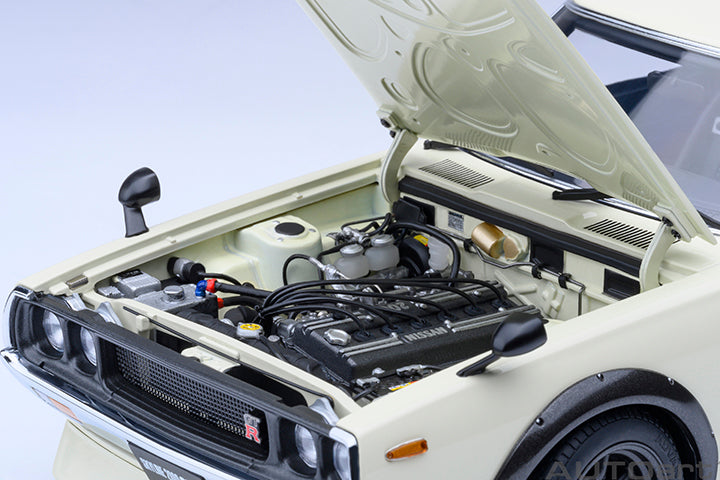 77467 NISSAN SKYLINE 2000 GT-R (KPGC110) TUNED VERSION (WHITE)