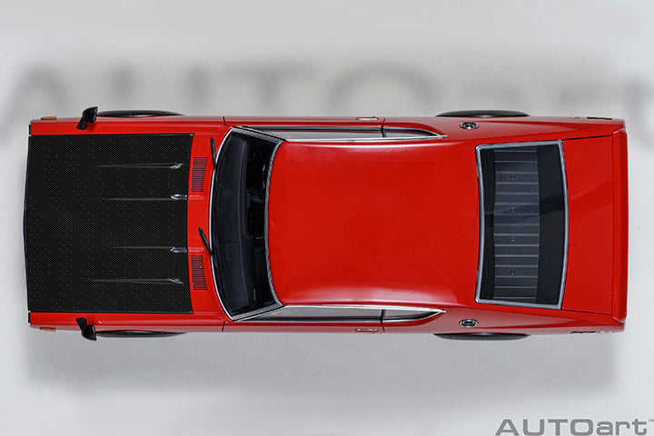 77479 "Online Exclusive" NISSAN SKYLINE 2000 GT-R (KPGC110) TUNED VERSION "CARBON BLACK BONNET" (RED)