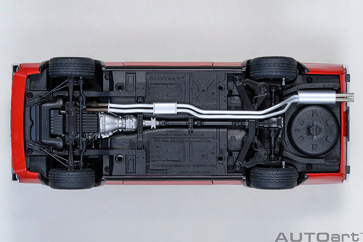 77479 "Online Exclusive" NISSAN SKYLINE 2000 GT-R (KPGC110) TUNED VERSION "CARBON BLACK BONNET" (RED)
