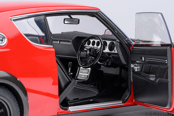 77479 "Online Exclusive" NISSAN SKYLINE 2000 GT-R (KPGC110) TUNED VERSION "CARBON BLACK BONNET" (RED)