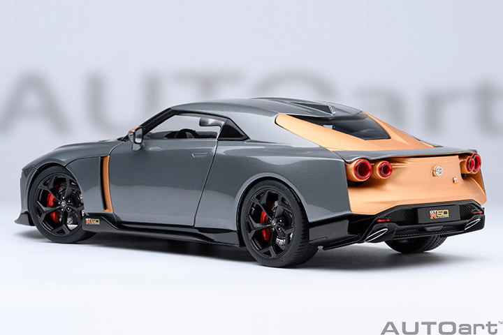 77510 NISSAN GT-R50 BY ITALDESIGN (GREY / GOLD)