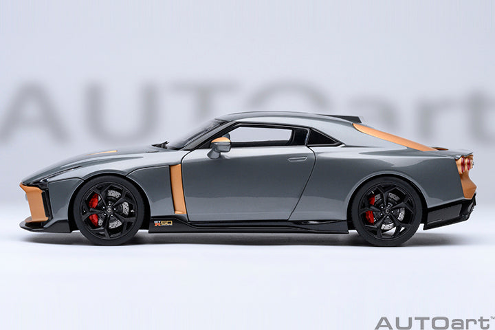 77510 NISSAN GT-R50 BY ITALDESIGN (GREY / GOLD)