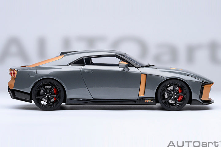 77510 NISSAN GT-R50 BY ITALDESIGN (GREY / GOLD)
