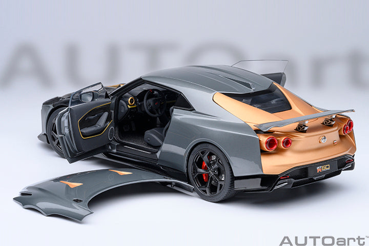 77510 NISSAN GT-R50 BY ITALDESIGN (GREY / GOLD)