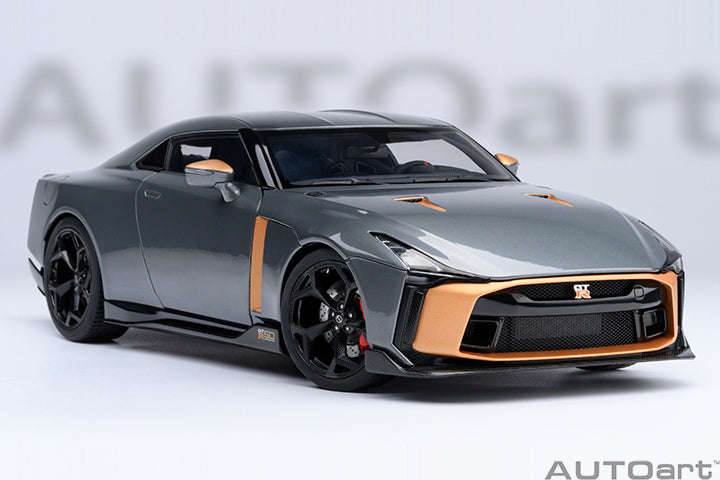 77510 NISSAN GT-R50 BY ITALDESIGN (GREY / GOLD)