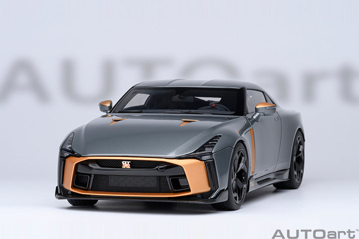 77510 NISSAN GT-R50 BY ITALDESIGN (GREY / GOLD)
