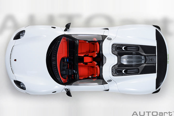 77920 PORSCHE 918 SPYDER WEISSACH PACKAGE (WHITE/RED INTERIOR)