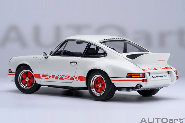 78030 PORSCHE 911 CARRERA 2.7 RS (GRAND PRIX WHITE/RED STRIPES)