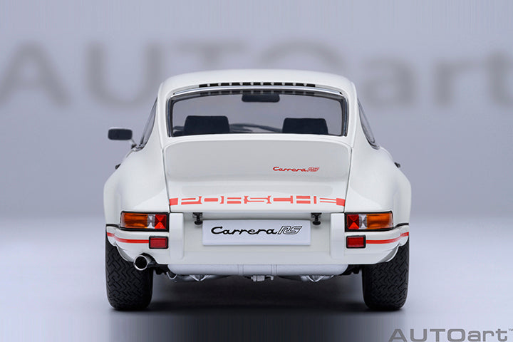 78030 PORSCHE 911 CARRERA 2.7 RS (GRAND PRIX WHITE/RED STRIPES)