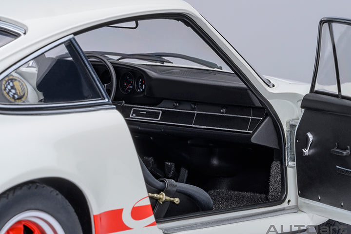 78030 PORSCHE 911 CARRERA 2.7 RS (GRAND PRIX WHITE/RED STRIPES)