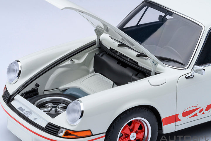 78030 PORSCHE 911 CARRERA 2.7 RS (GRAND PRIX WHITE/RED STRIPES)