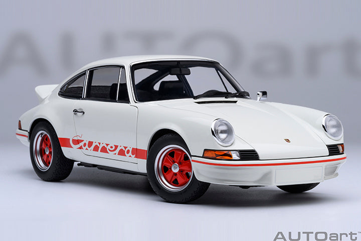78030 PORSCHE 911 CARRERA 2.7 RS (GRAND PRIX WHITE/RED STRIPES)