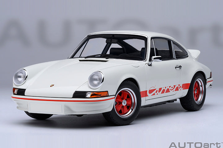 78030 PORSCHE 911 CARRERA 2.7 RS (GRAND PRIX WHITE/RED STRIPES)