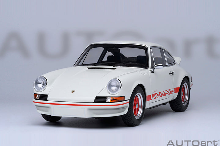 78030 PORSCHE 911 CARRERA 2.7 RS (GRAND PRIX WHITE/RED STRIPES)