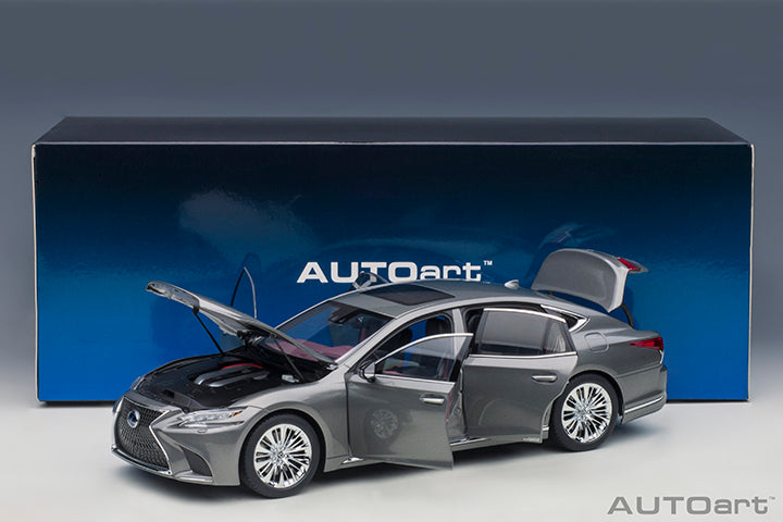 78867 LEXUS LS 500h (MANGANESE LUSTER METALLIC/CRIMSON & BLACK INTERIOR)