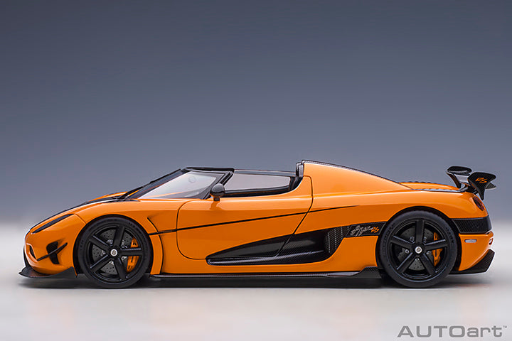 79023 KOENIGSEGG AGERA RS (CONE ORANGE/CARBON BLACK/BLACK ACCENTS)