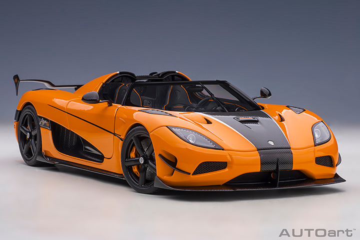 79023 KOENIGSEGG AGERA RS (CONE ORANGE/CARBON BLACK/BLACK ACCENTS)