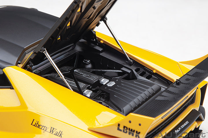 79127 LIBERTY WALK LB SILHOUETTE WORKS HURACAN GT (METALLIC YELLOW)
