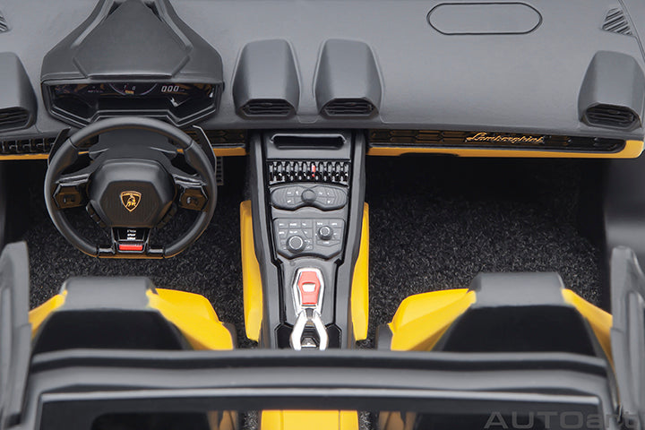 79127 LIBERTY WALK LB SILHOUETTE WORKS HURACAN GT (METALLIC YELLOW)