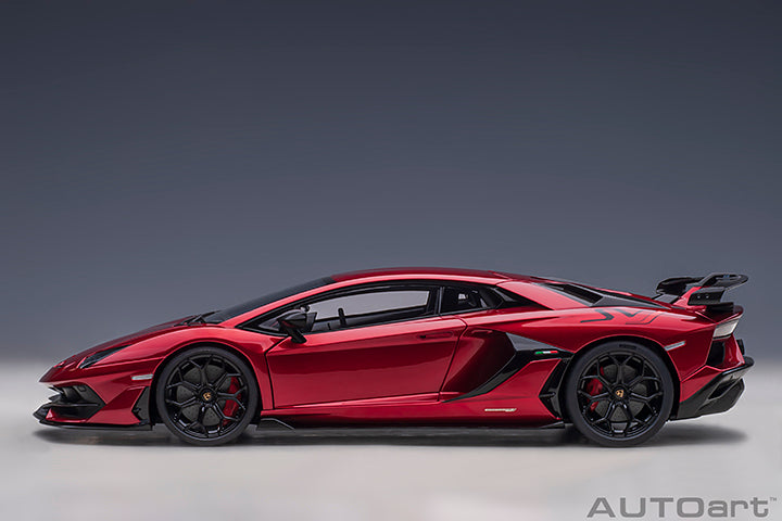 79177 LAMBORGHINI AVENTADOR SVJ (ROSSO EFESTO/METALLIC RED)