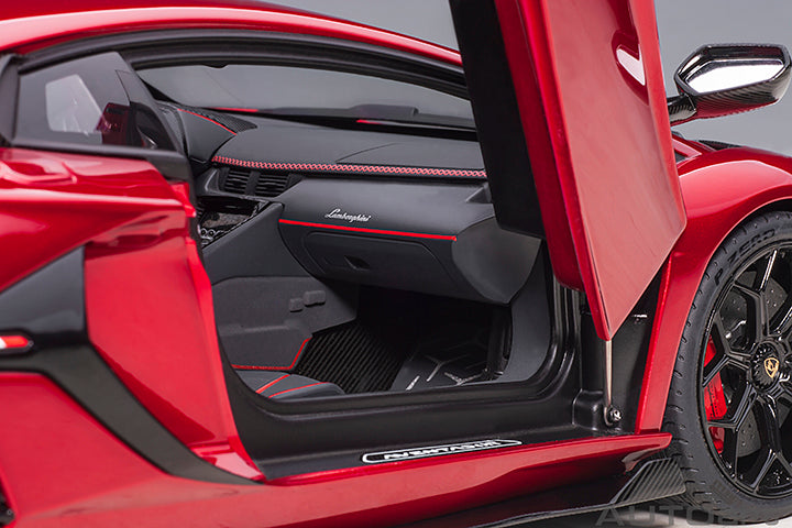 79177 LAMBORGHINI AVENTADOR SVJ (ROSSO EFESTO/METALLIC RED)